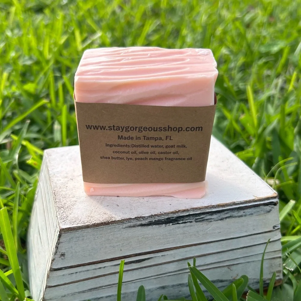 Peach Mango Handmade Goat’s Milk Soap - Picture 5 of 5